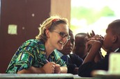 Media Relations Officer Naomi Hockins speaks to School of St Jude students