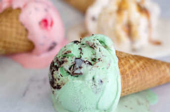 Melted ice cream.