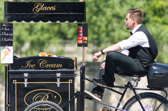 Ice cream business.