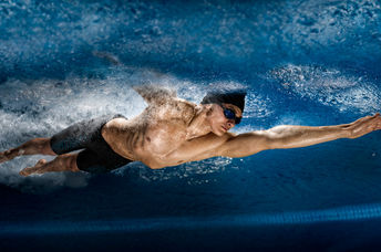 Swimming.