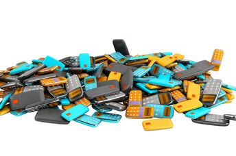 Old cell phones.