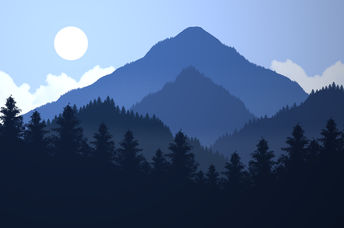 Mountains.