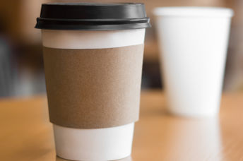 Paper cups.