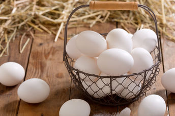 Farm fresh eggs.