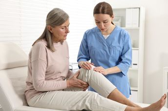 Treating a patient with osteoarthritis.