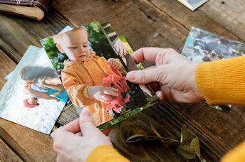 Looking at photographs brings back cherished memories.
