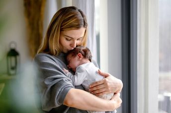 Mother and baby.