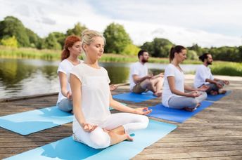 Silent retreats help you face your feelings.
