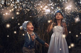 Catching a firefly is a part of a magical summer.