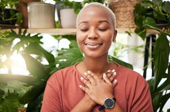 Try these breathing exercises to relax.