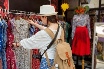 Vintage shopping.