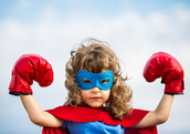 Superhero girl.