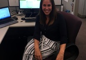 Andrea Thomas at her desk in Points of Light's Atlanta office