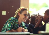 Media Relations Officer Naomi Hockins speaks to School of St Jude students