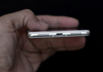 Thin smartphone.