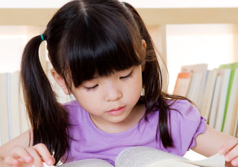 child reading.