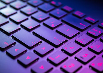 Computer keyboard.