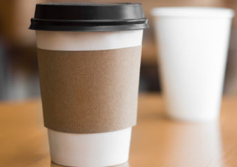 Paper cups.