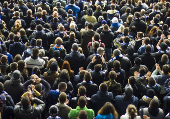 Crowd of people.