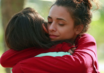 An empathic hug.