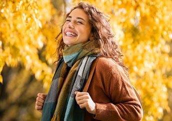 Happy woman.