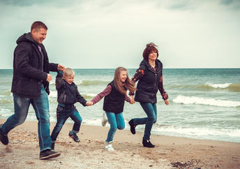 Happy family.