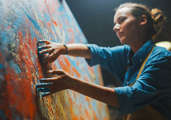 A young artist.