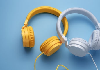Headphones.