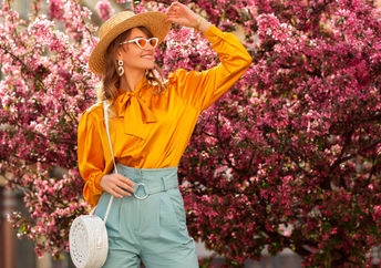 Fashionable woman.