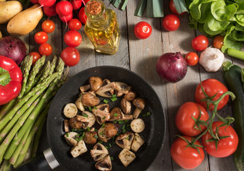 Fresh vegetables.