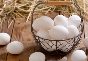 Farm fresh eggs.