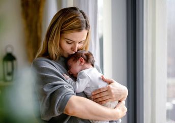 Mother and baby.