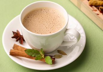A cup of chai tea