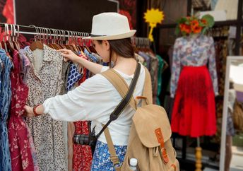 Vintage shopping.