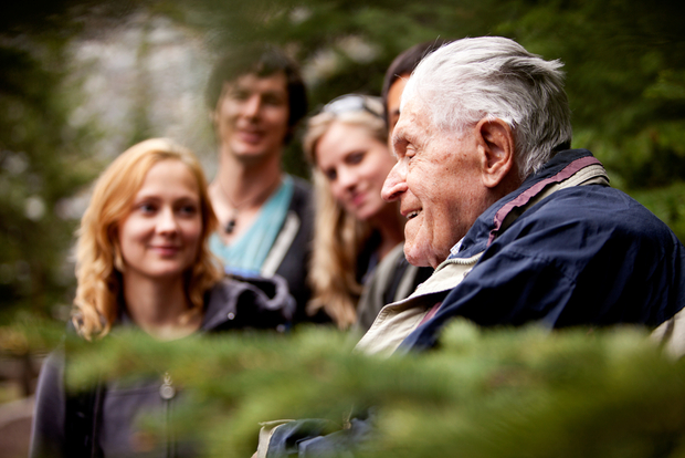 Grandfather telling stories Grandfather telling stories