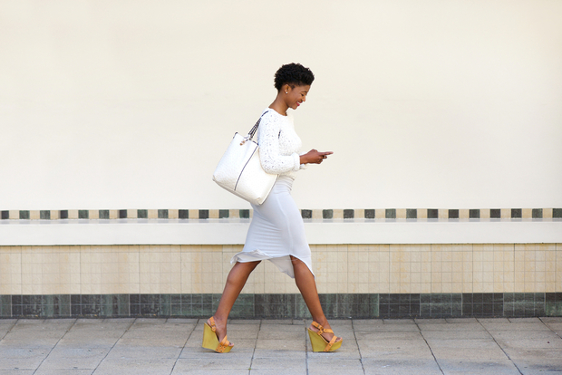 Woman walking Woman walking