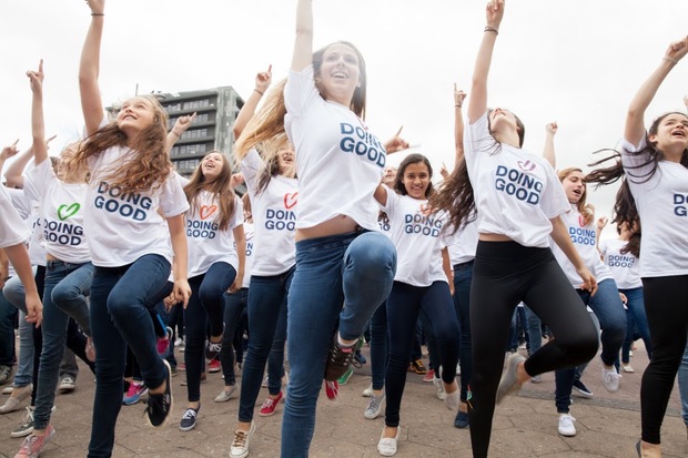 A Good Deeds Day flash mob in Costa Rica A Good Deeds Day flash mob in Costa Rica