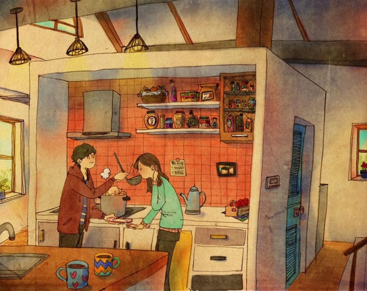 An illustration by Puuung An illustration by Puuung