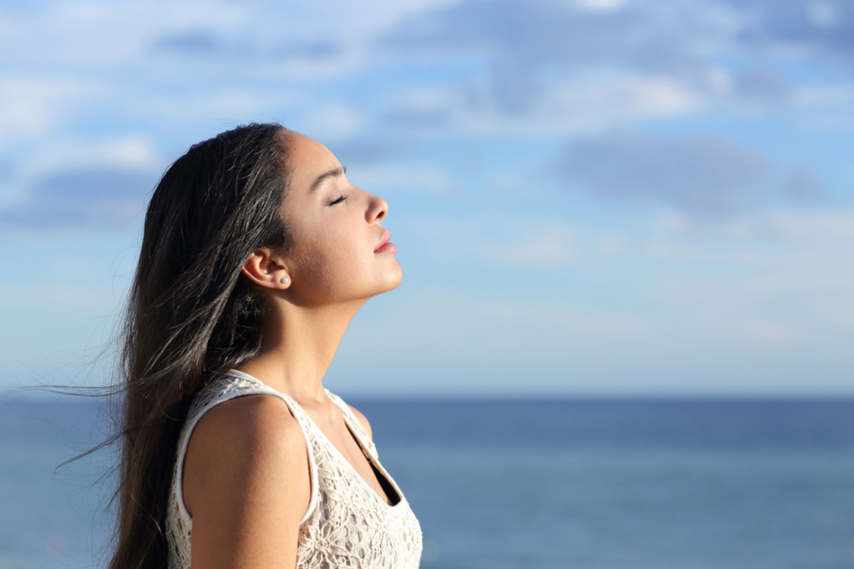 Calm woman