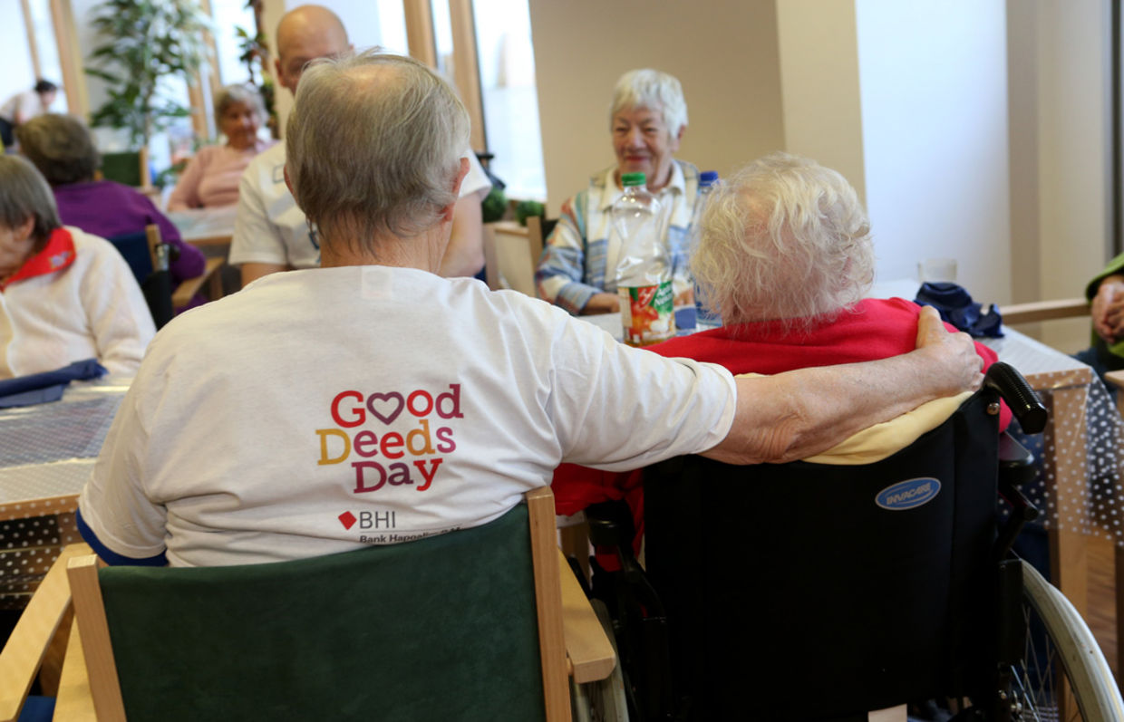 Good deeds day visiting nursing home Good deeds day visiting nursing home