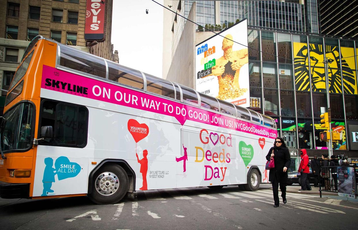 good deeds day bus good deeds day bus