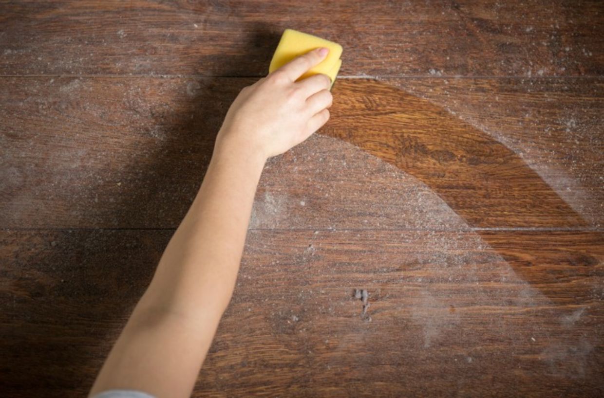 Spring cleaning to get rid of dust