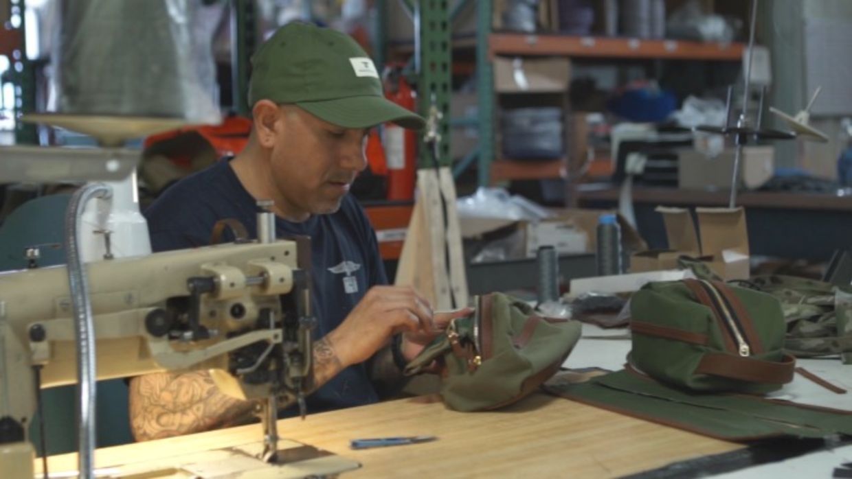 Sword & Plough work with US manufacturers who employ veterans Sword & Plough work with US manufacturers who employ veterans
