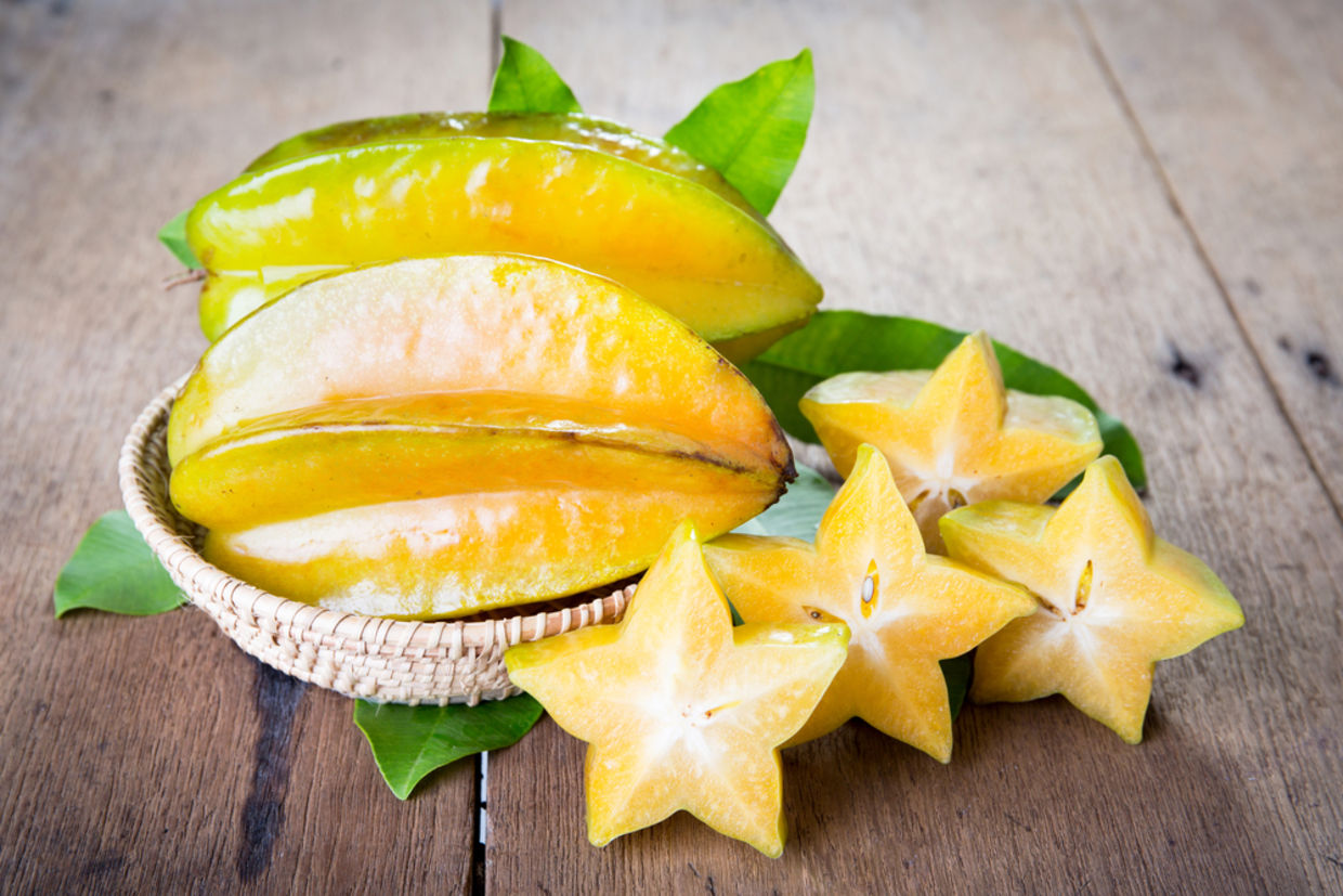 Star fruit is a summer fruit Star fruit is a summer fruit