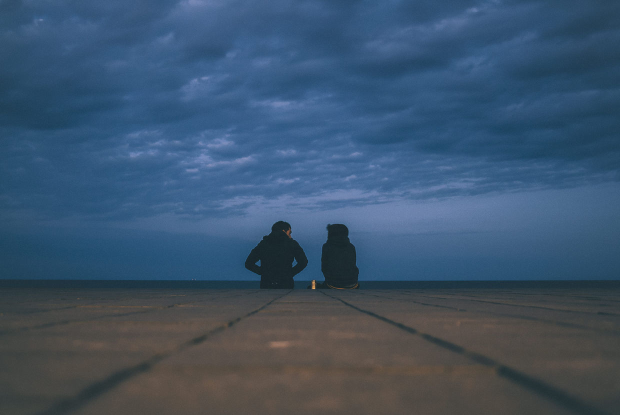 An outdoor date An outdoor date