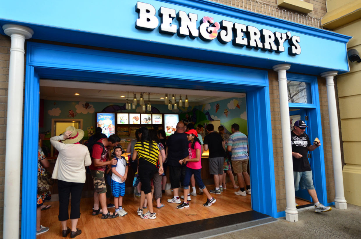 Best Jobs in the World - Ben & Jerry's ice cream store in Movie world Gold coast. (ChameleonsEye / Shutterstock.com) Best Jobs in the World - Ben & Jerry's ice cream store in Movie world Gold coast. (ChameleonsEye / Shutterstock.com)