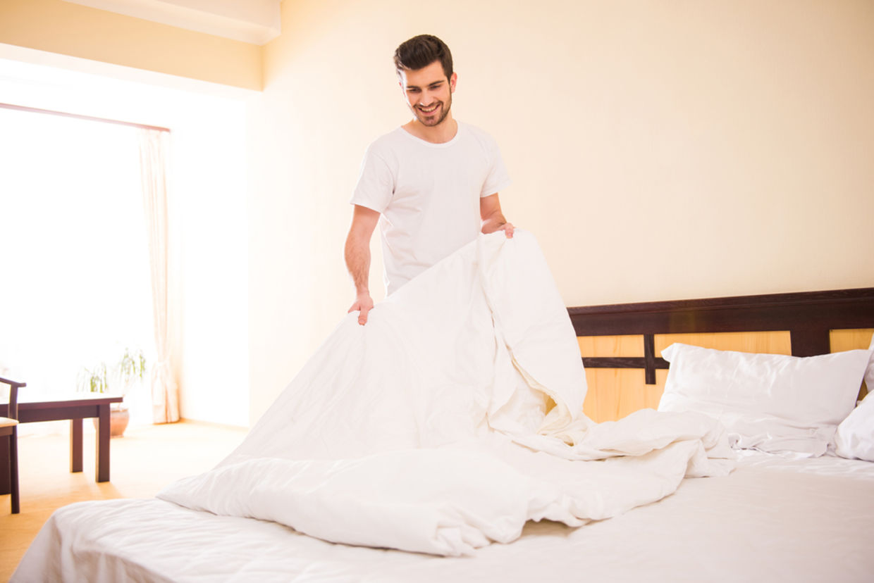 Nothing beats getting into a freshly made bed after a long day. (VGstockstudio / Shutterstock.com)
