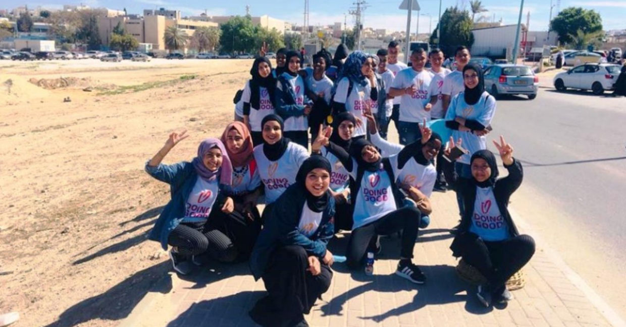 At-risk Bedouin kids from A New Dawn taking part in Good Deeds Day At-risk Bedouin kids from A New Dawn taking part in Good Deeds Day