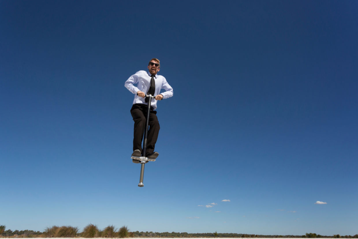 Extreme pogo sticking Extreme pogo sticking