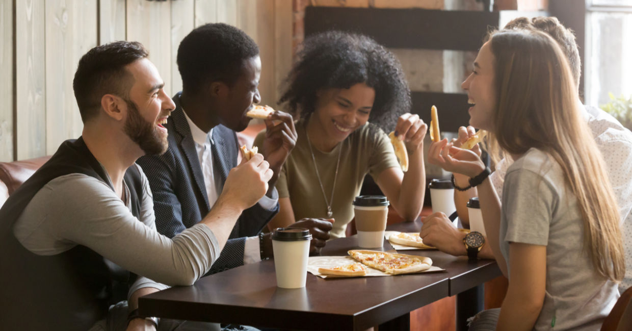Cheerful group of friends Cheerful group of friends